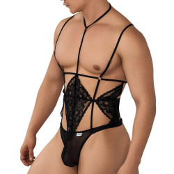 CandyMan Body Dentelle Flora Noir